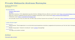 Desktop Screenshot of andreas-romeyke.de
